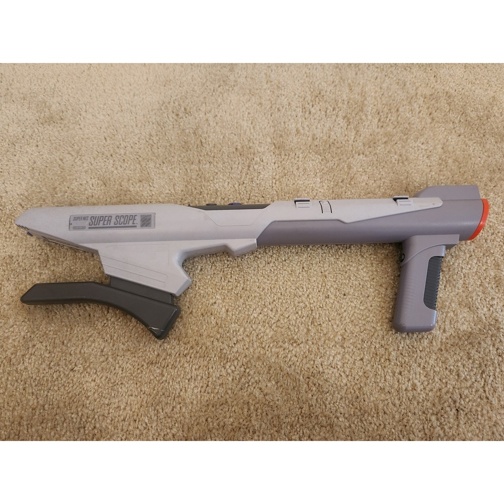 Nintendo Super Scope 6 SNES Light Gun Accessory Wireless Controller Super NES
